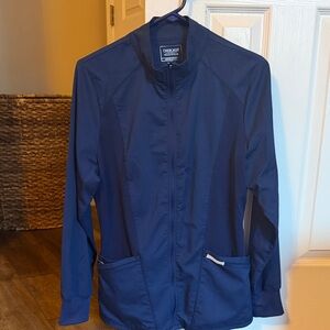 Cherokee Navy Women's scrub Jacket